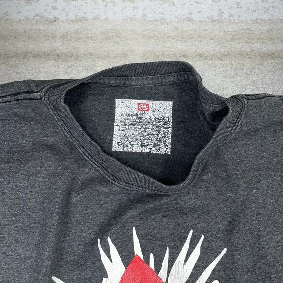 Mindlabs Ecko Skater Shirt Grey Short Sleeve Shirt - Picture 3 of 4